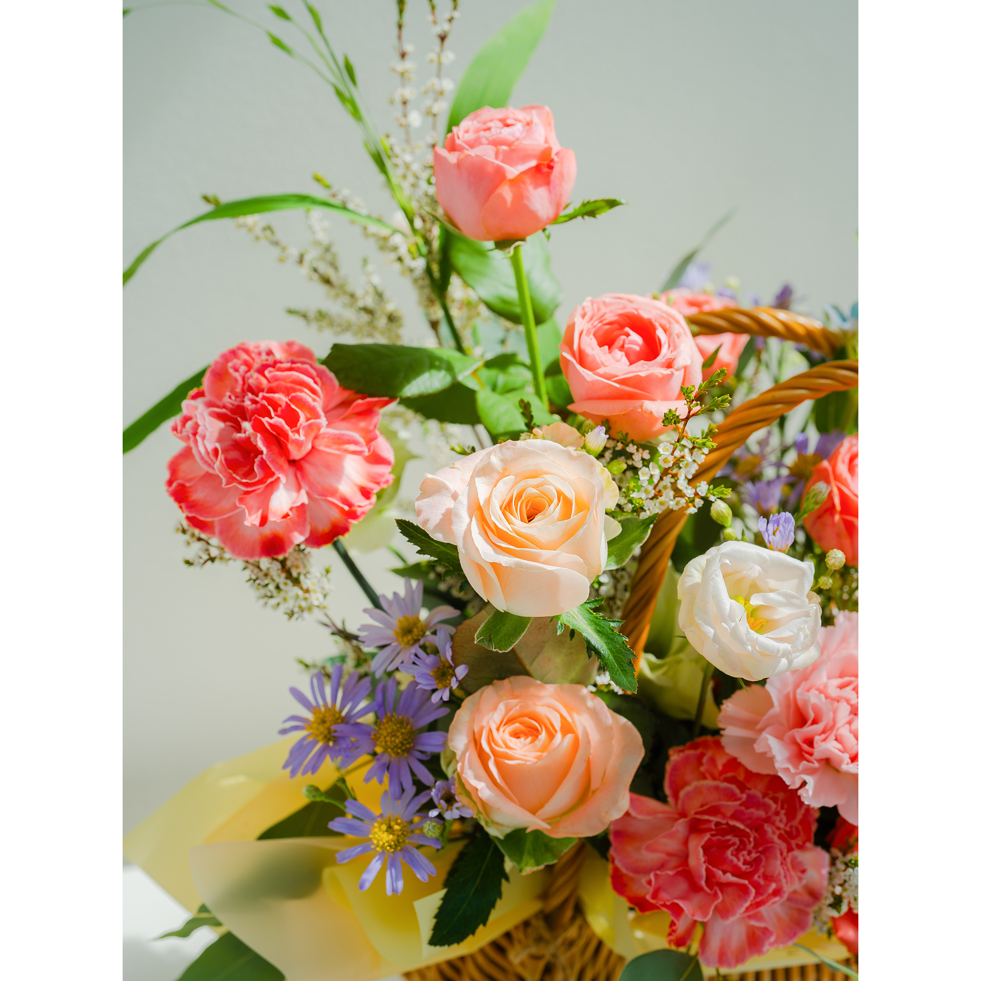 [꽃다발] 레드핑크 시즌 꽃바구니