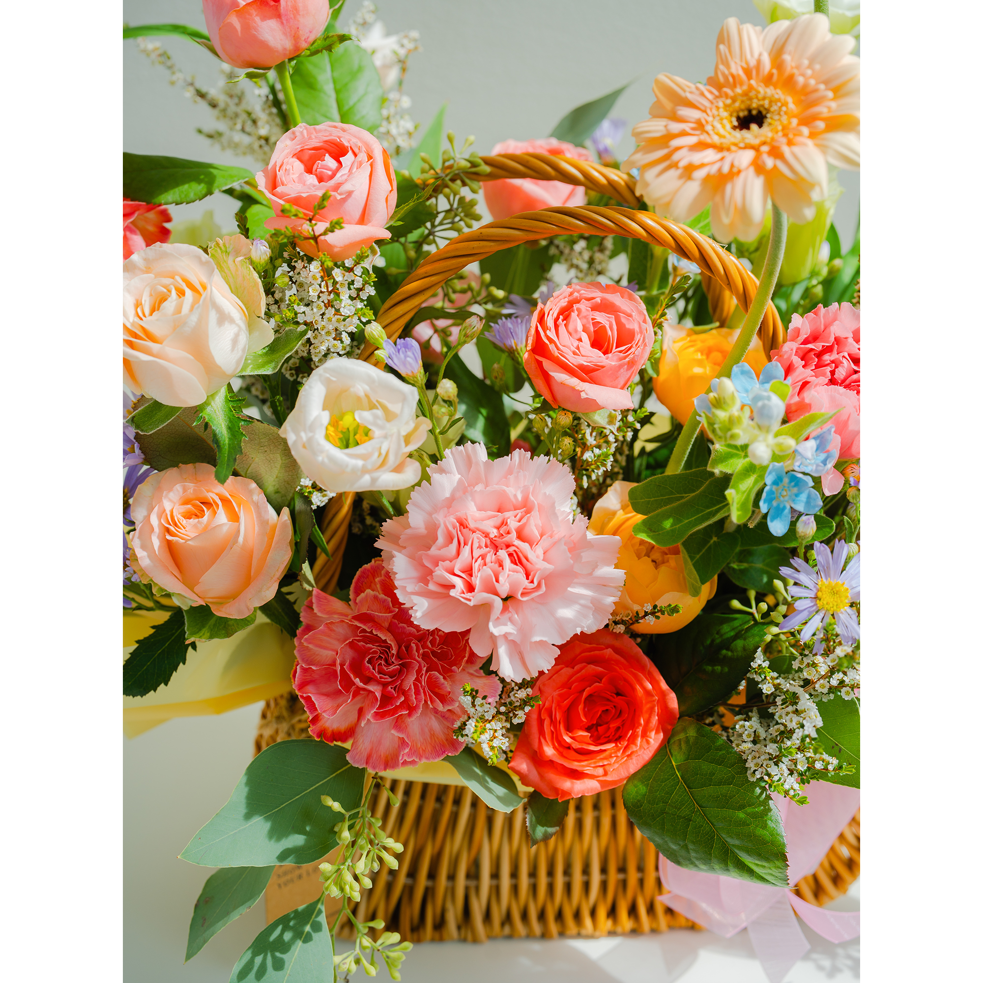 [꽃다발] 레드핑크 시즌 꽃바구니