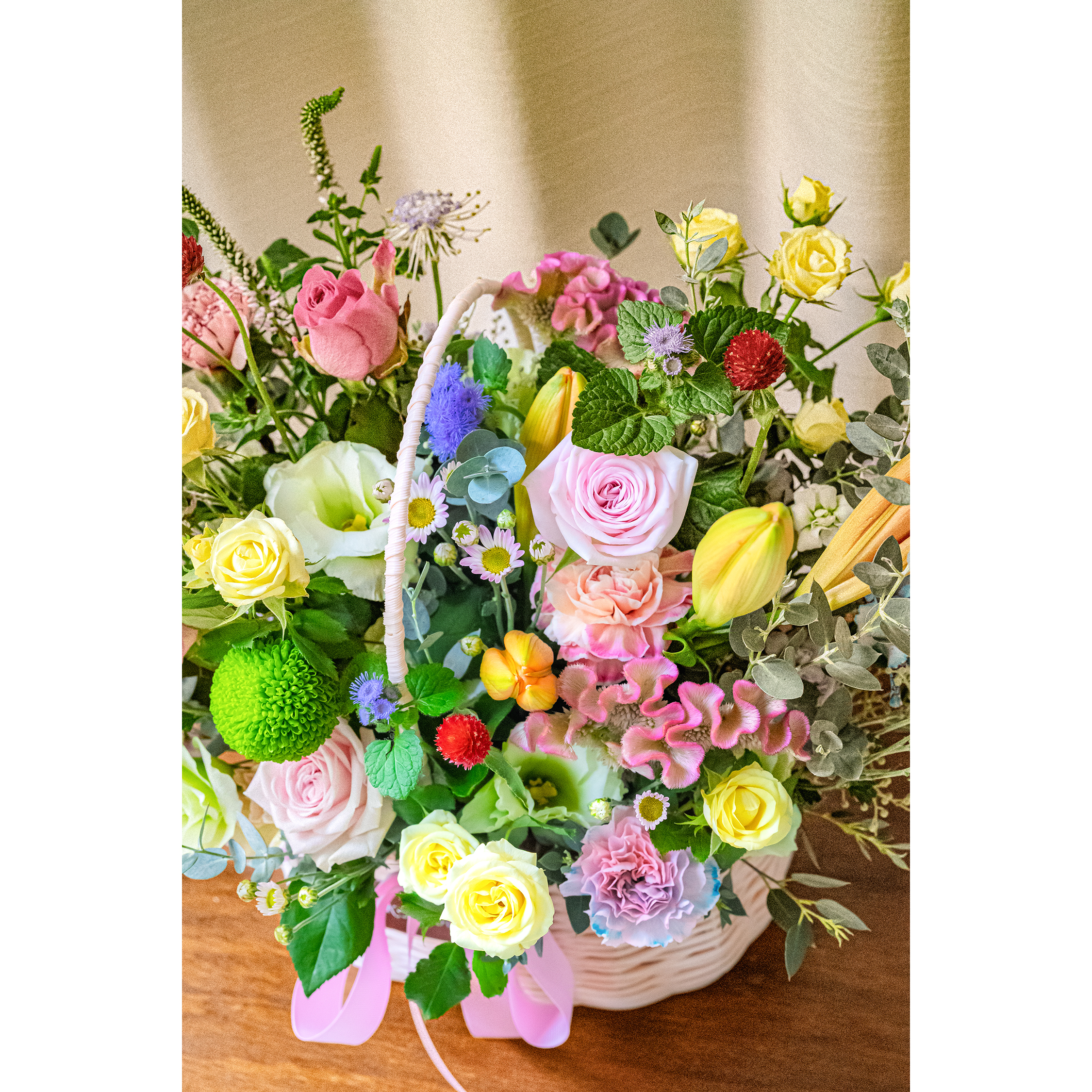 [꽃다발] 그리너리 시즌 꽃바구니